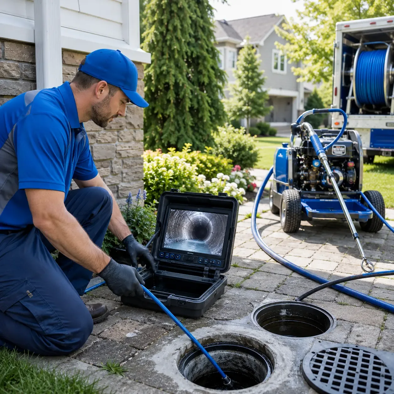 Outdoor drain cleaning professionals serving Mission Hills, CA